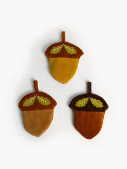 coincasa Presina a forma di ghianda in velluto di puro cotone