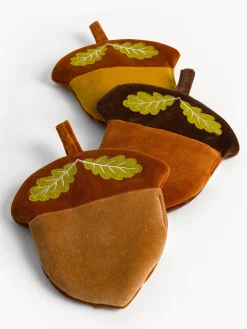 coincasa Presina a forma di ghianda in velluto di puro cotone