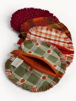 coincasa Presina a forma di zucca in puro cotone con frangette