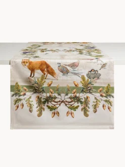 coincasa Runner Artemide by Tessitura Randi in drill di puro cotone stampato