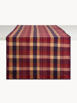 coincasa Runner check in cotone tinto