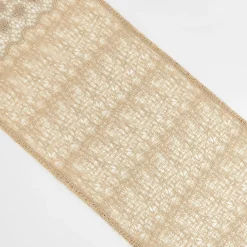 coincasa Runner fili di lurex intreccio floreale