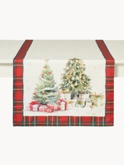 Runner in drill di puro cotone Gloriosa by Tessitura Randi