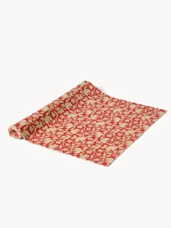 coincasa Runner in puro cotone con stampa manuale e dettagli d'oro