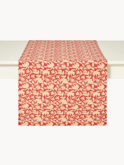 coincasa Runner in puro cotone con stampa manuale e dettagli d'oro