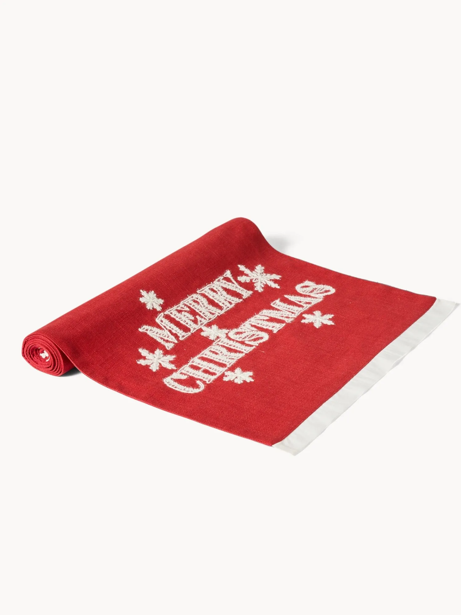 coincasa Runner in slub di puro cotone con ricamo