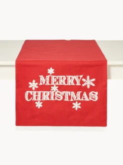 coincasa Runner in slub di puro cotone con ricamo