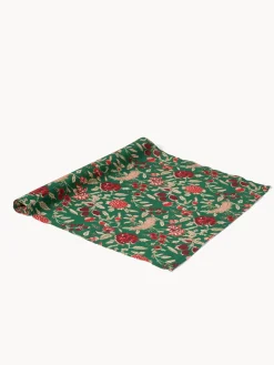 coincasa Runner in voile di cotone con stampa block print