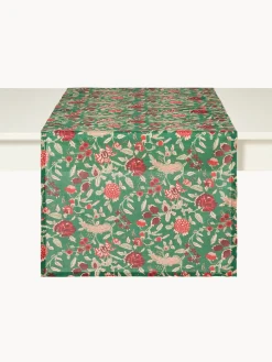 coincasa Runner in voile di cotone con stampa block print