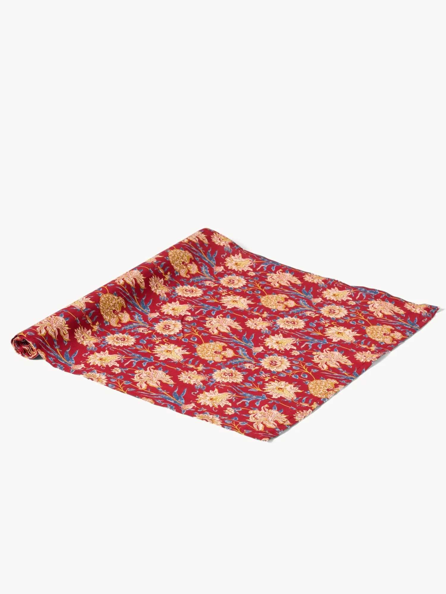 coincasa Runner in voile di cotone con stampa block print