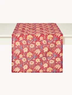 coincasa Runner in voile di cotone con stampa block print