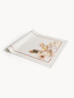 coincasa Runner Pampas by Tessitura Randi in drill di puro cotone stampato