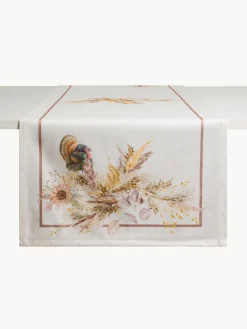 coincasa Runner Pampas by Tessitura Randi in drill di puro cotone stampato