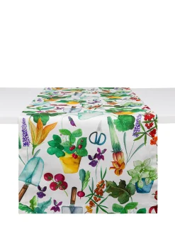 coincasa Runner panama di cotone stampa vegetale