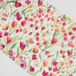coincasa Runner puro cotone stampa tulipani