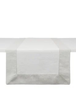 coincasa Runner puro lino orlo ajour