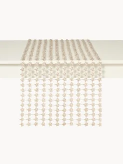 coincasa Runner traforato in lurex argento