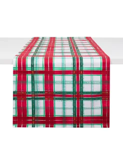 coincasa Runner twill di cotone stampa tartan