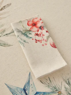 Servizio tavola in drill di puro cotone Bacche by Tessitura Randi