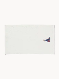 Set 2 asciugamani in spugna di cotone con ricamo regali