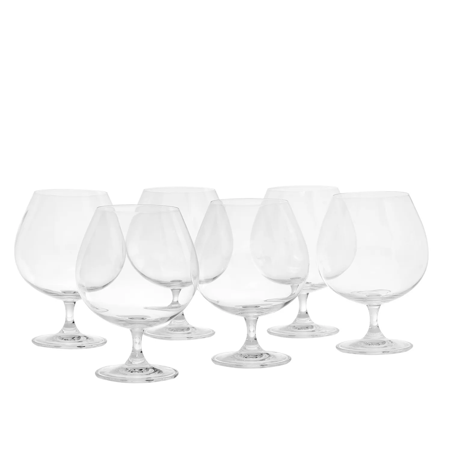 coincasa Set 6 calici cognac Kolibrì