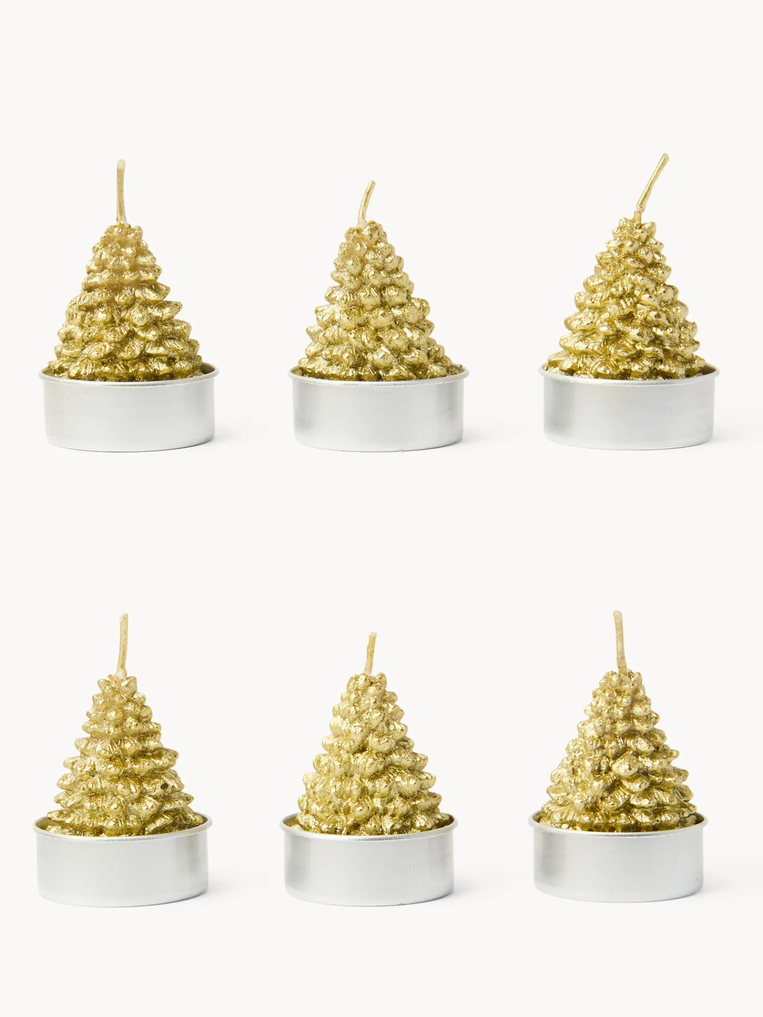 coincasa Set 6 candeline ad albero di Natale