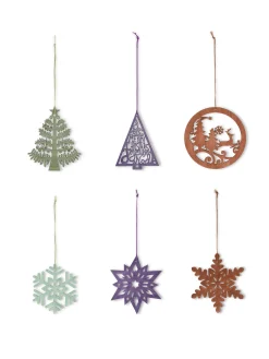 coincasa Set 6 decori in legno