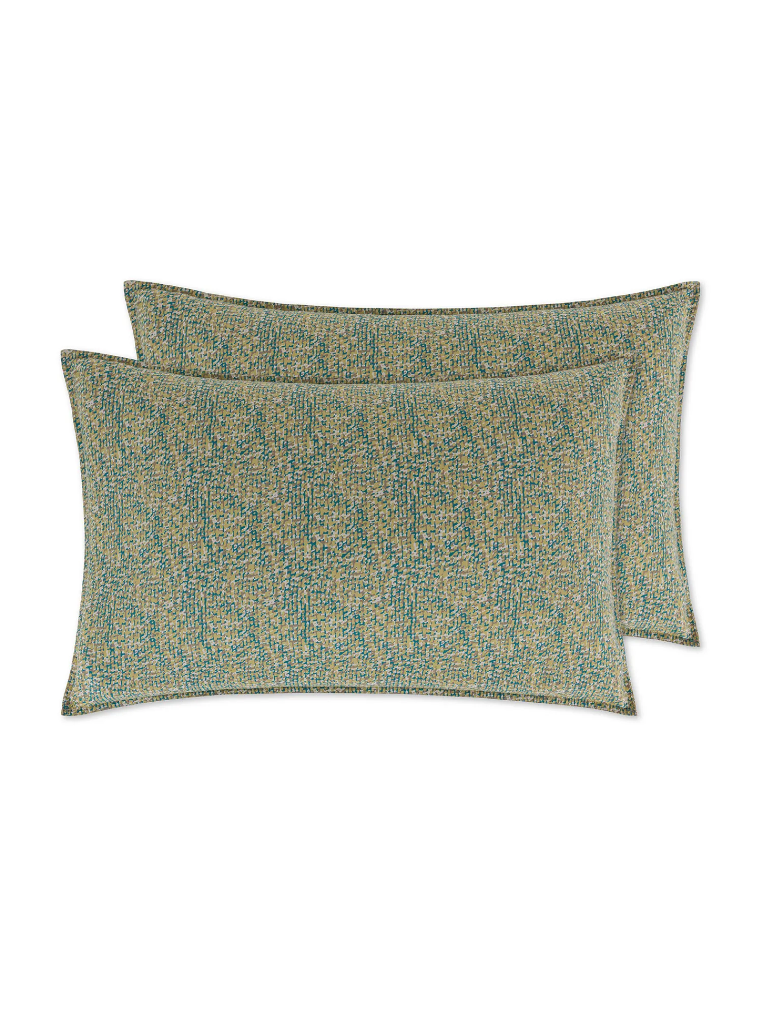 society limonta Set 2 federe percalle di cotone stampato Special Capsule SOCIETY Made in Italy per Coincasa