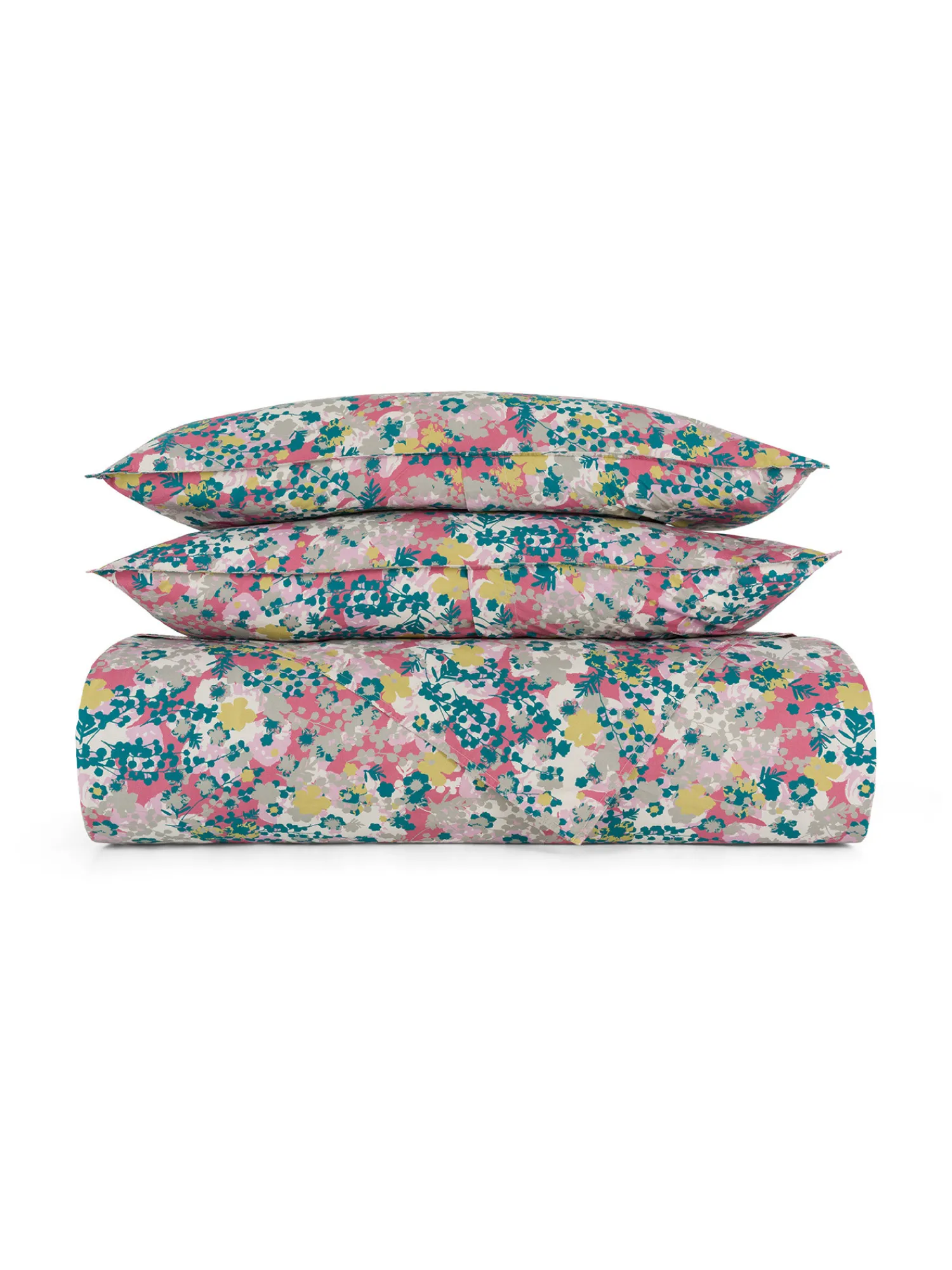 society limonta Set 2 federe percalle di cotone stampato Special Capsule SOCIETY Made in Italy per Coincasa