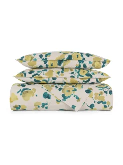 society limonta Set 2 federe percalle di cotone stampato Special Capsule SOCIETY Made in Italy per Coincasa