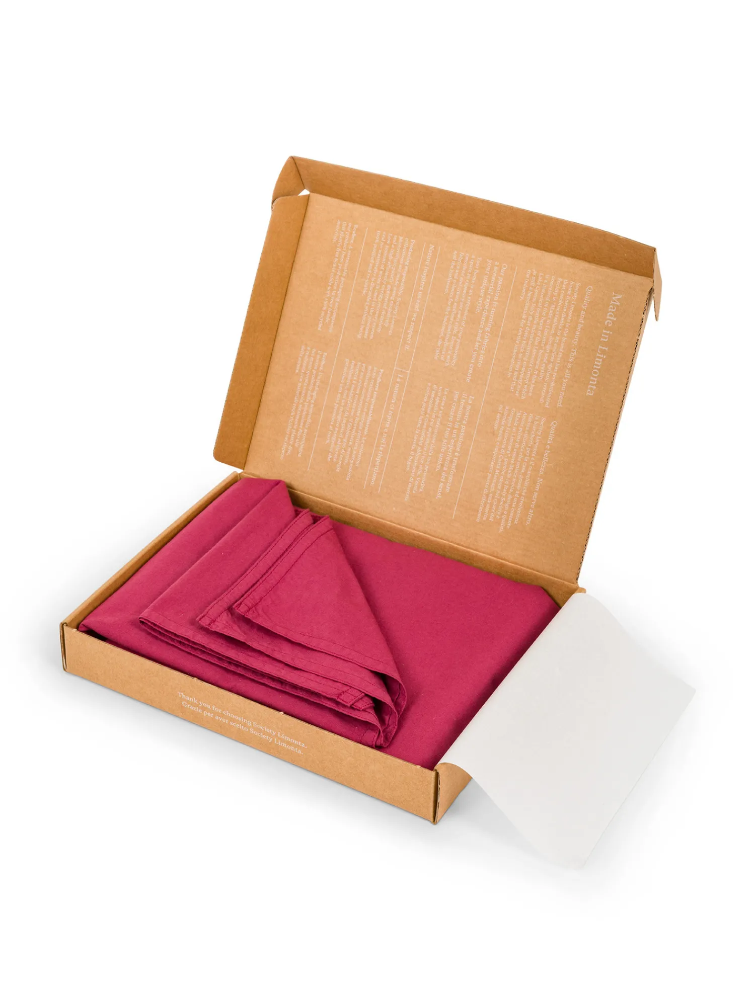 society limonta Set 2 federe percalle di cotone stampato Special Capsule SOCIETY Made in Italy per Coincasa