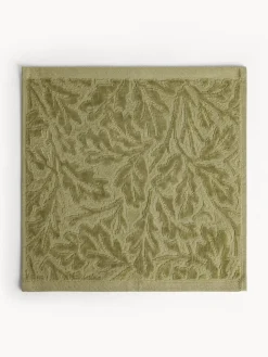 coincasa Set 2 lavette in cotone velour motivo in rilievo