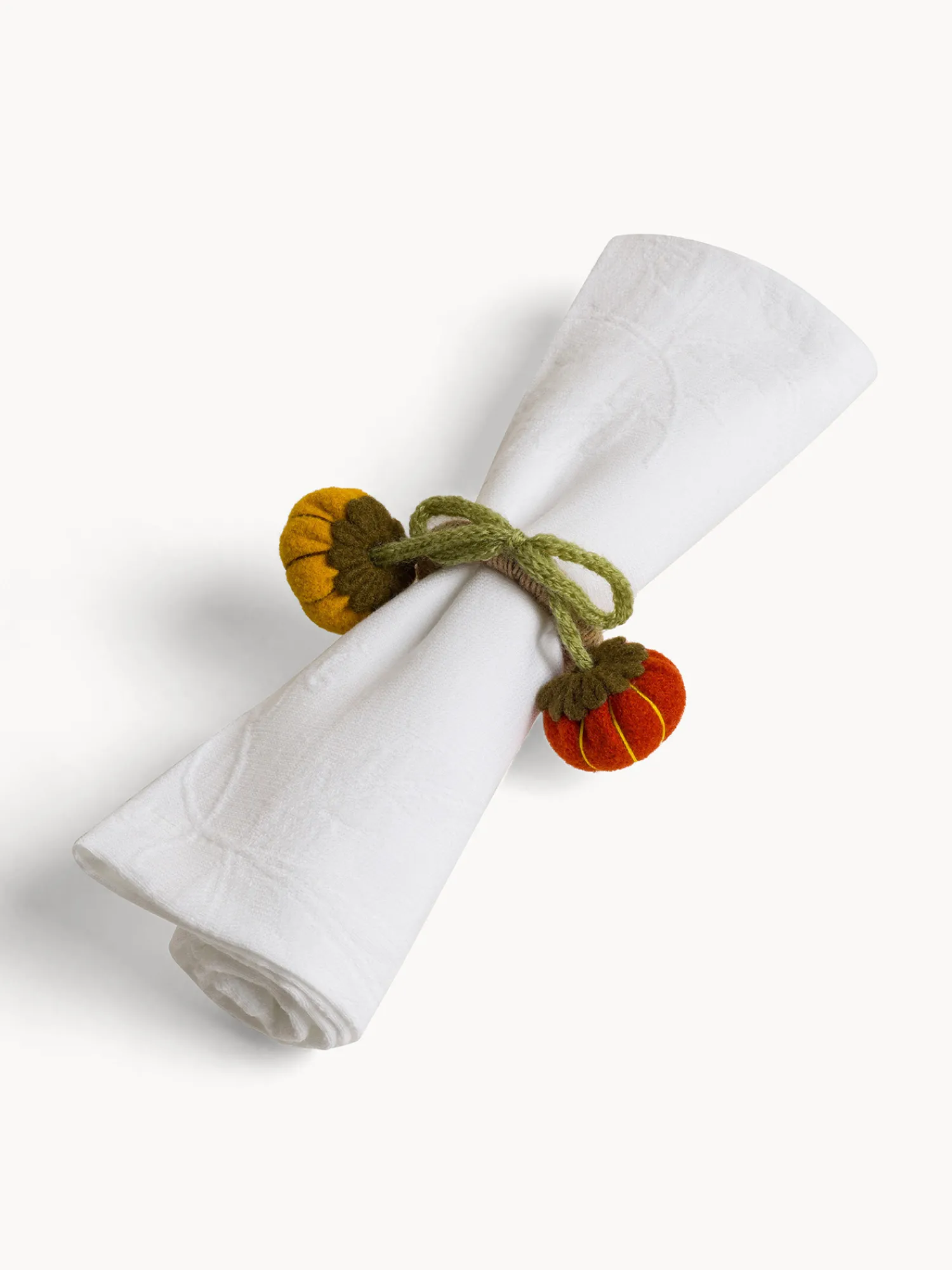 coincasa Set 2 portatovaglioli zucca