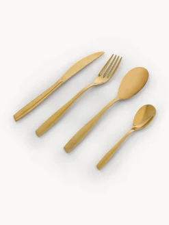 coincasa Set 24 posate acciaio Eleven gold