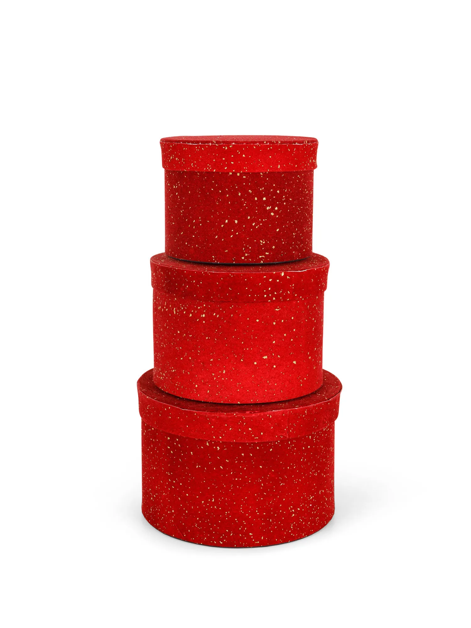 coincasa Set 3 scatole effetto velluto