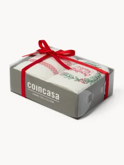 coincasa Set 2 strofinacci con box regalo