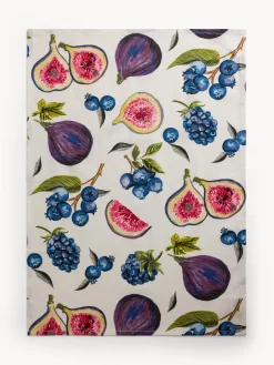 coincasa Set 2 strofinacci in panama di puro cotone