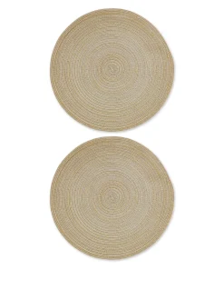 coincasa Set 2 tovagliette trama intrecciata