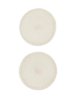 coincasa Set 2 tovagliette trama intrecciata