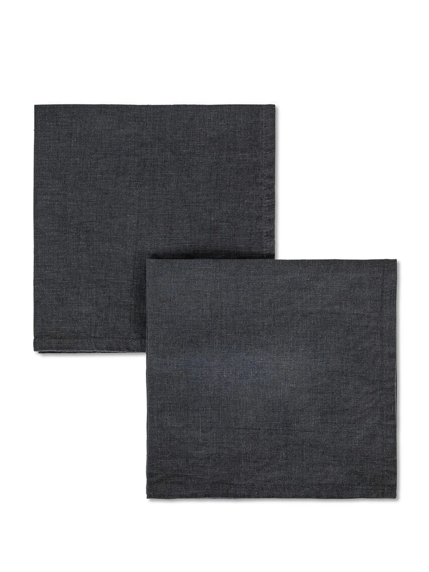 coincasa Set 2 tovaglioli puro lino lavato tinta unita