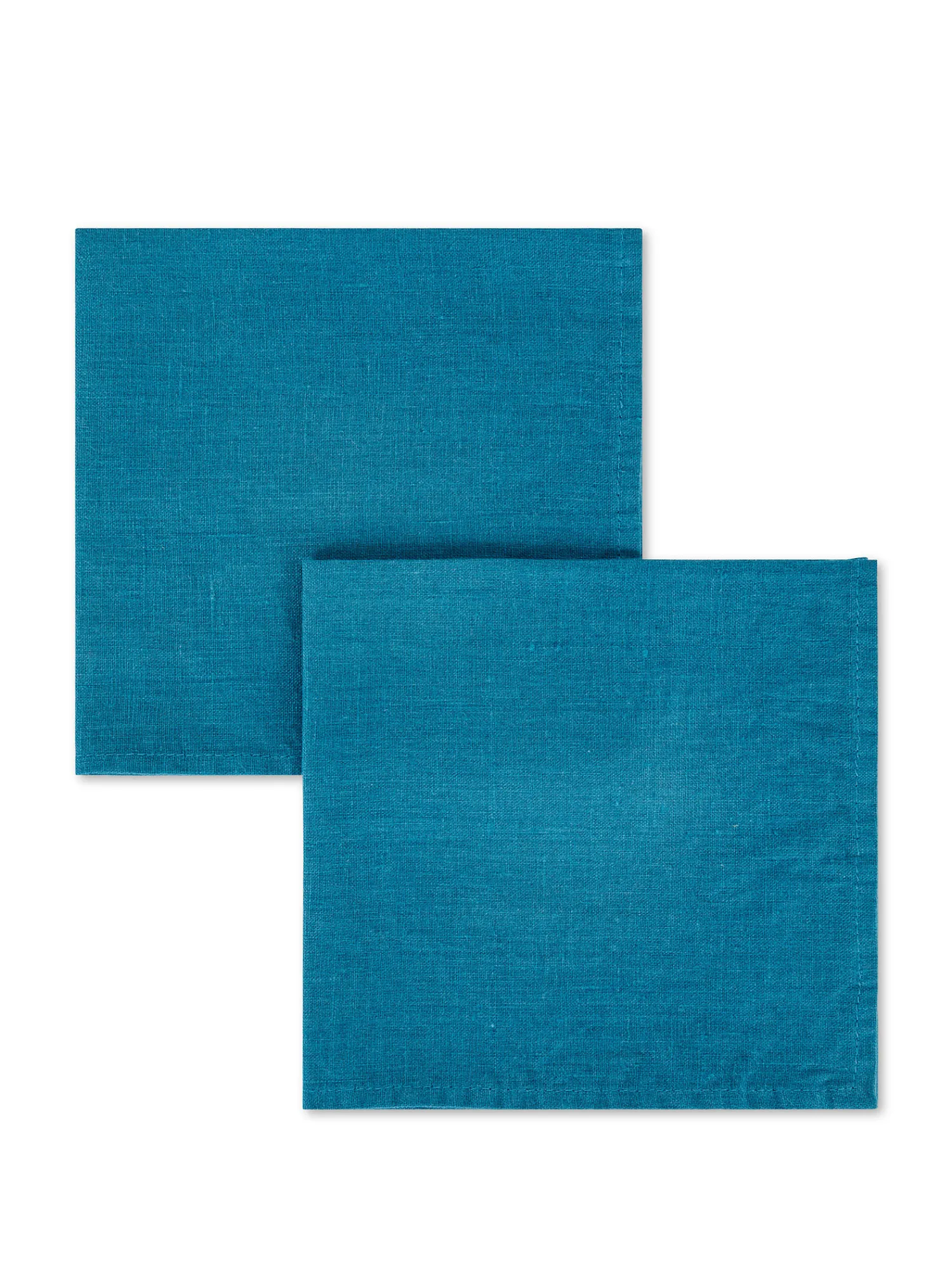 coincasa Set 2 tovaglioli puro lino lavato tinta unita