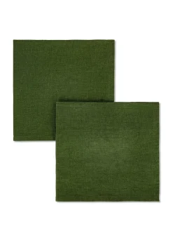 coincasa Set 2 tovaglioli puro lino lavato tinta unita