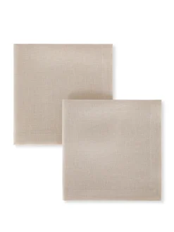 coincasa Set 2 tovaglioli puro lino