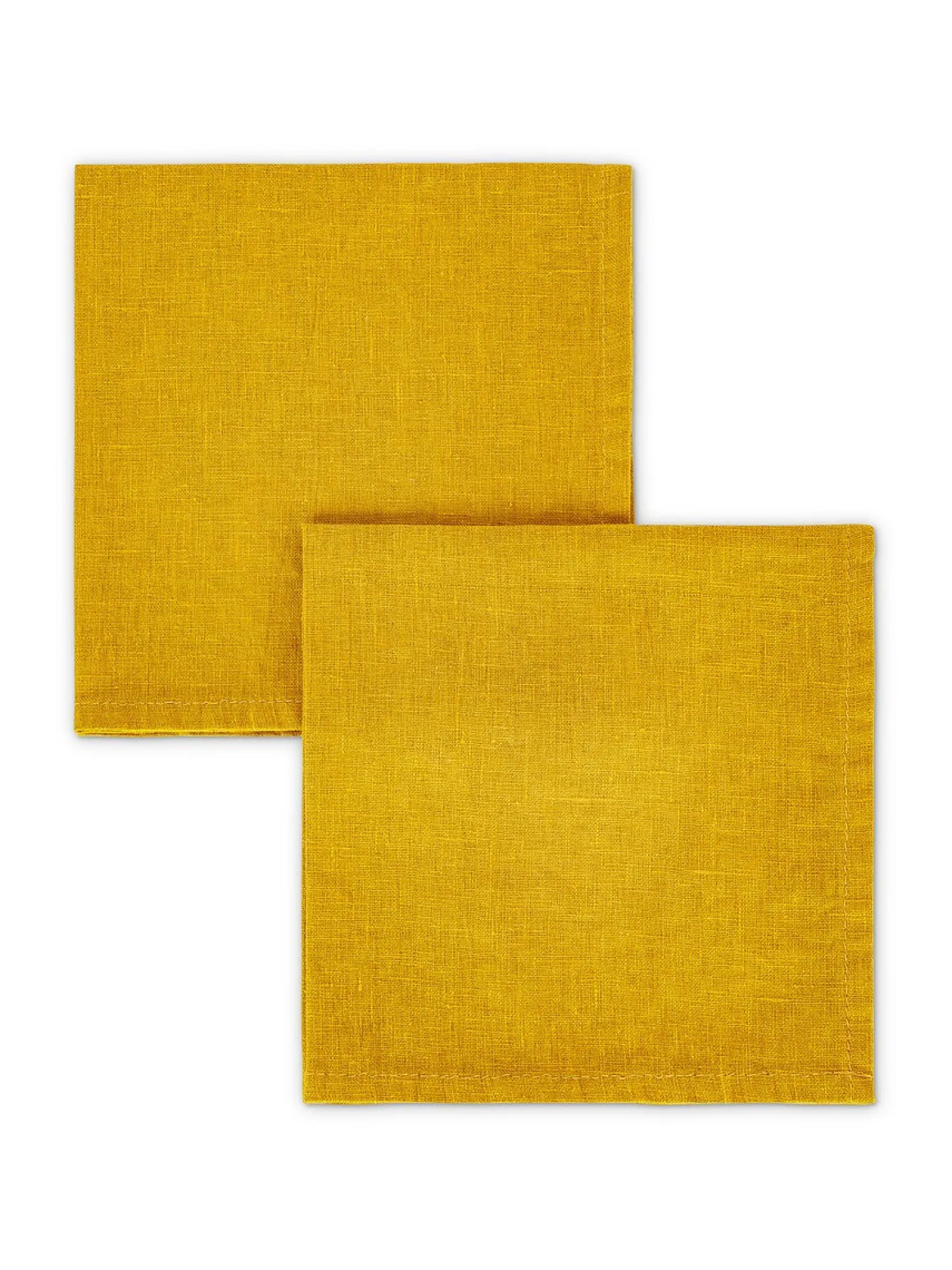 coincasa Set 2 tovaglioli puro lino lavato tinta unita