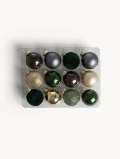 coincasa Set di 16 sfere decorazione per albero miste