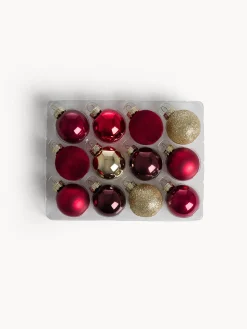 coincasa Set di 16 sfere decorazione per albero miste