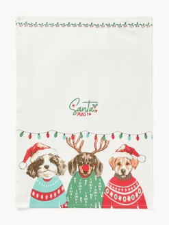 coincasa Set di 2 strofinacci natalizi in puro cotone