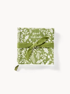 coincasa Set di 2 strofinacci natalizi in puro cotone