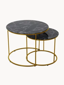 coincasa Set di 2 tavolini Glaze