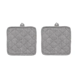 coincasa Set due presine mèlange a trama fiammata